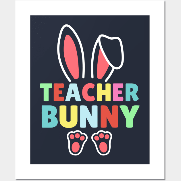 Teacher Bunny Wall Art by Illustradise